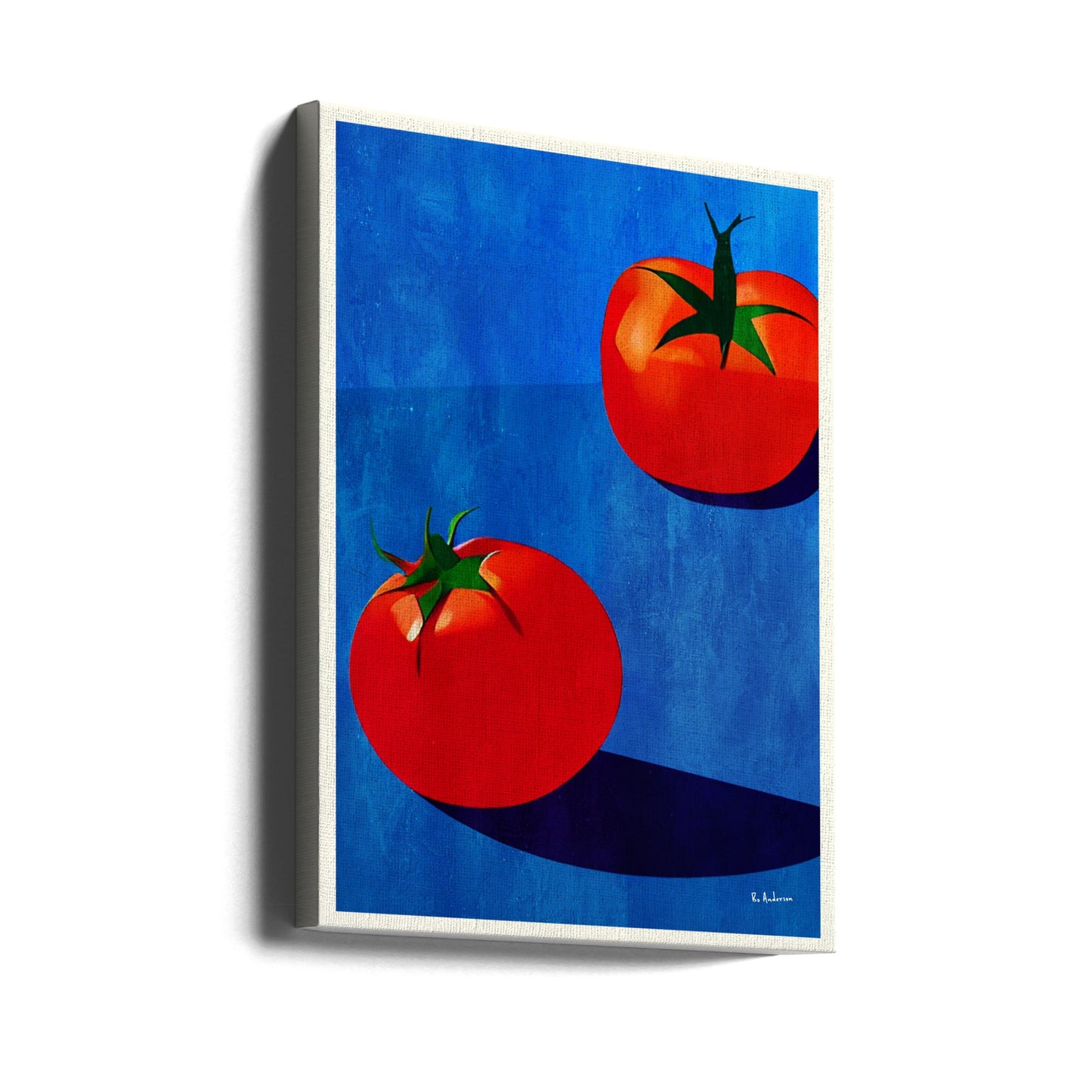 Zwei Tomaten | Leinwand