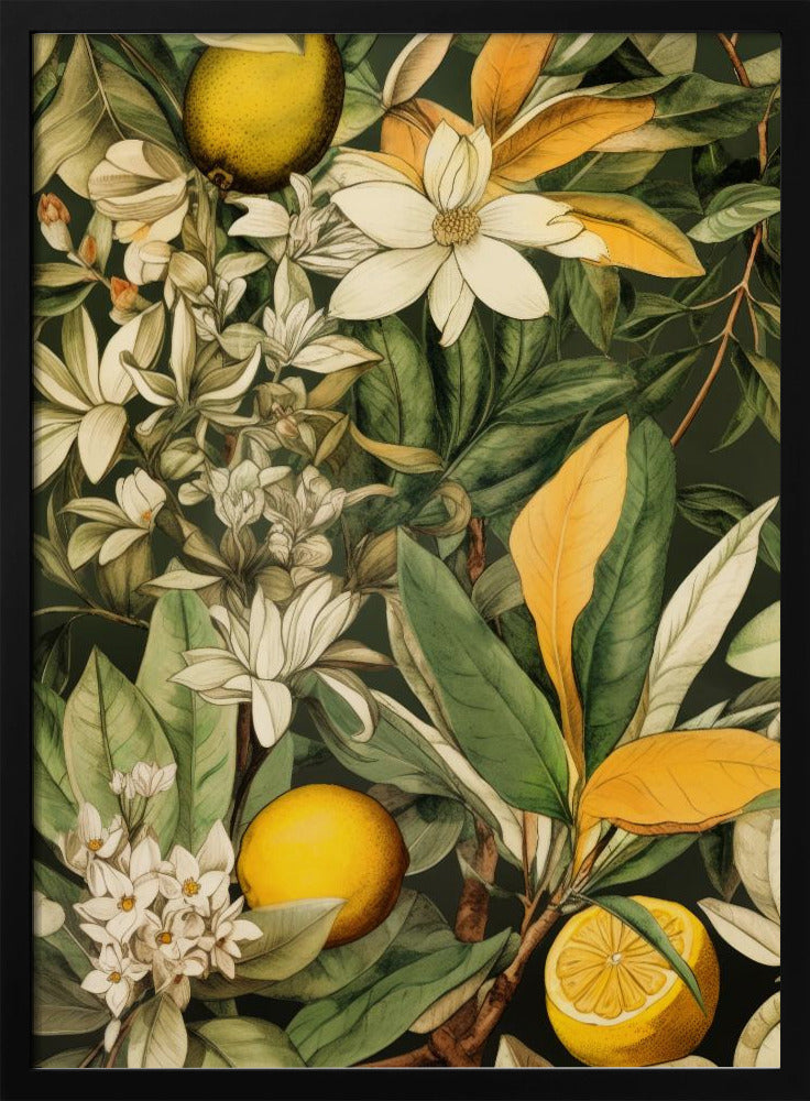 Blumen und Früchte 1 | Poster - Kunstdruck