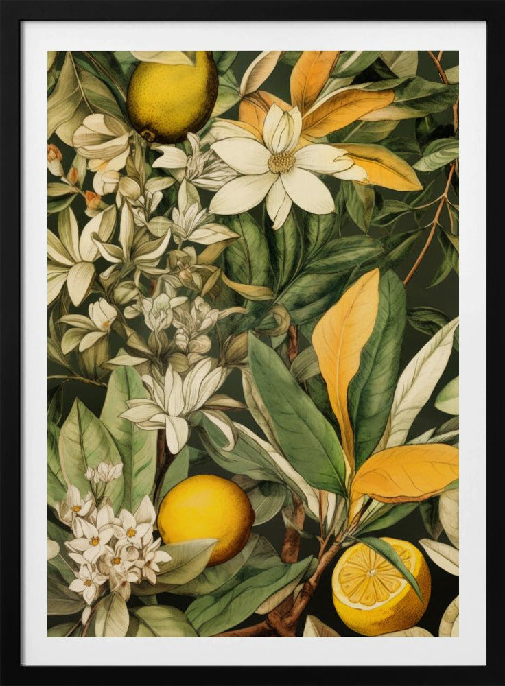 Blumen und Früchte 1 | Poster - Kunstdruck