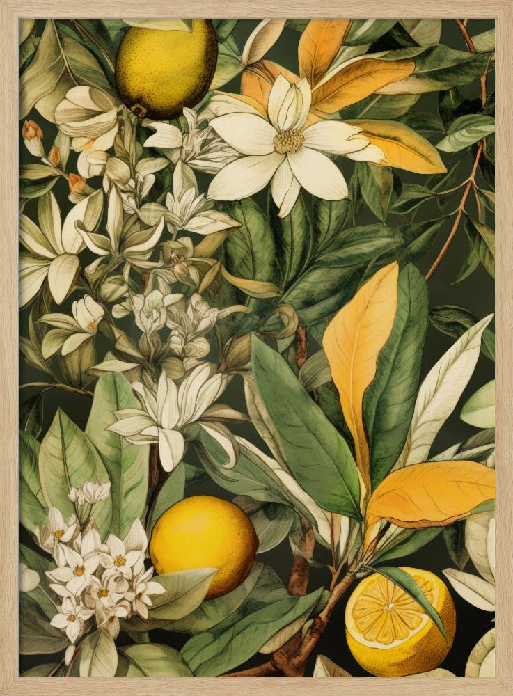 Blumen und Früchte 1 | Poster - Kunstdruck