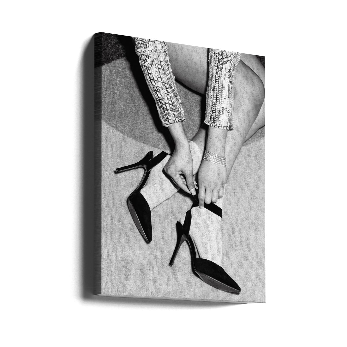 Jalat Juhlat Mustavalkoiset | Canvastaulut
