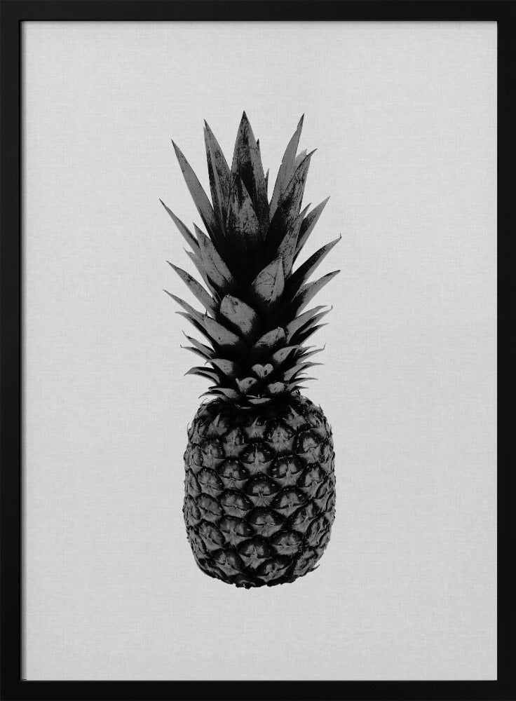 Ananas mustavalkoinen | Julisteet - Taidevedokset