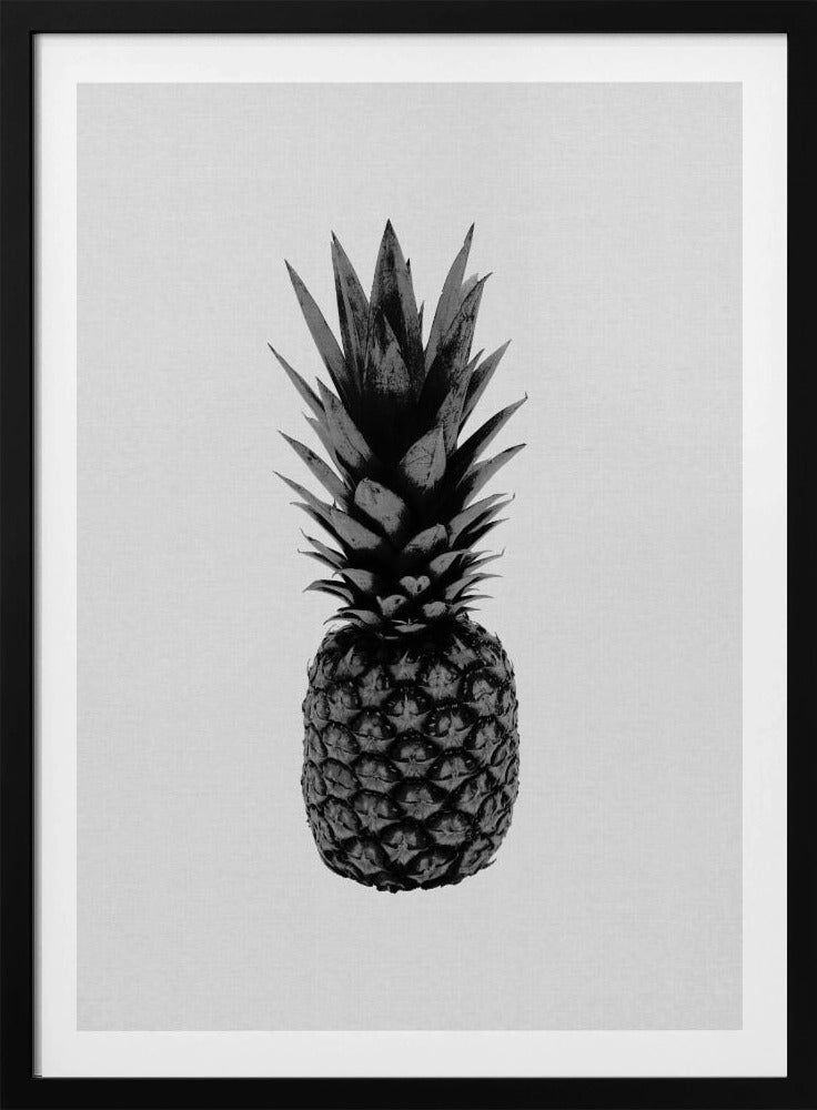 Ananas mustavalkoinen | Julisteet - Taidevedokset