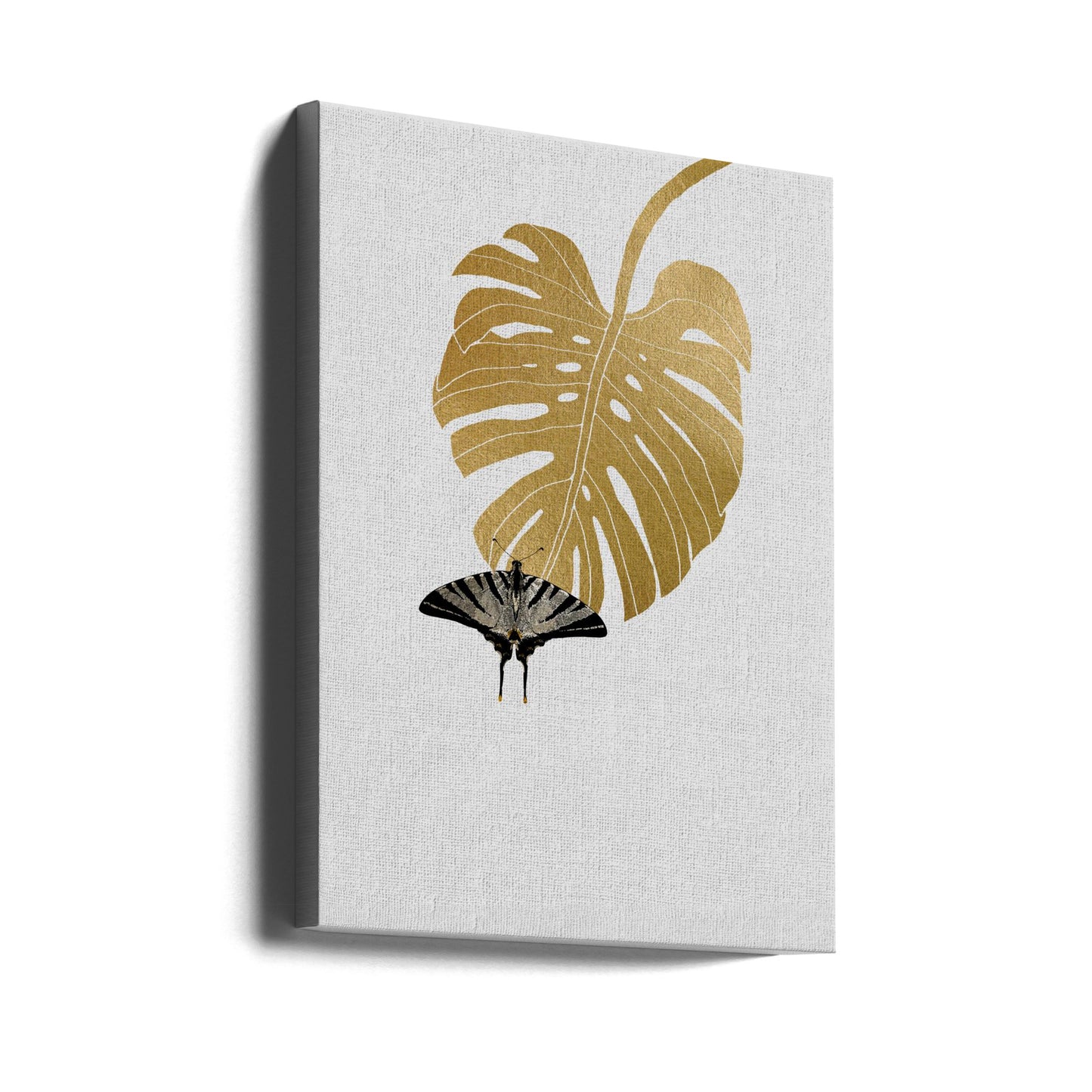 Perhosen ja peikonlehden lehti | Canvastaulut