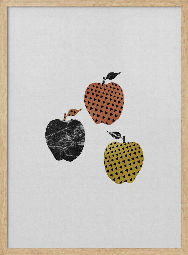 Skandinavische Äpfel | Poster - Kunstdruck