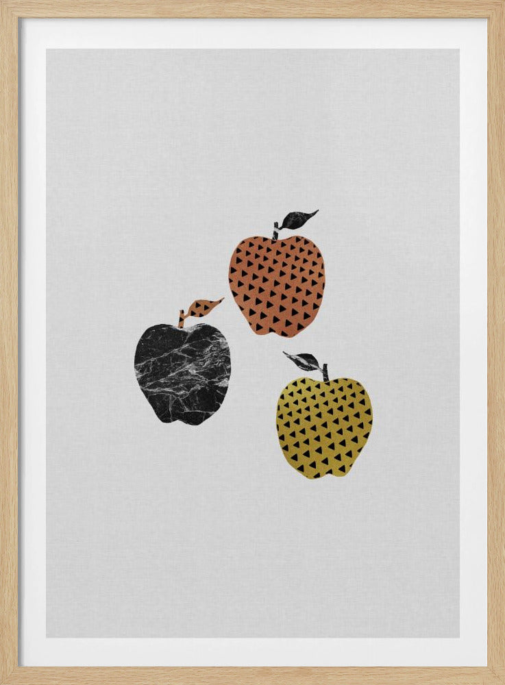 Skandinavische Äpfel | Poster - Kunstdruck