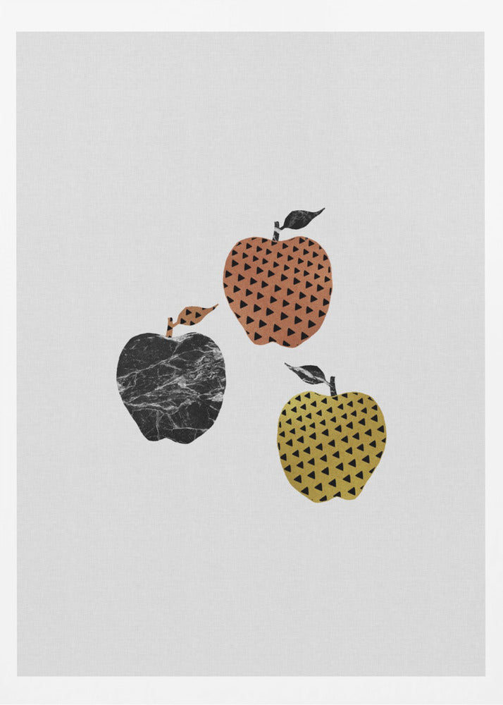 Skandinavische Äpfel | Poster - Kunstdruck