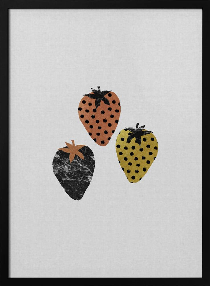 Skandinavische Erdbeeren | Poster - Kunstdruck