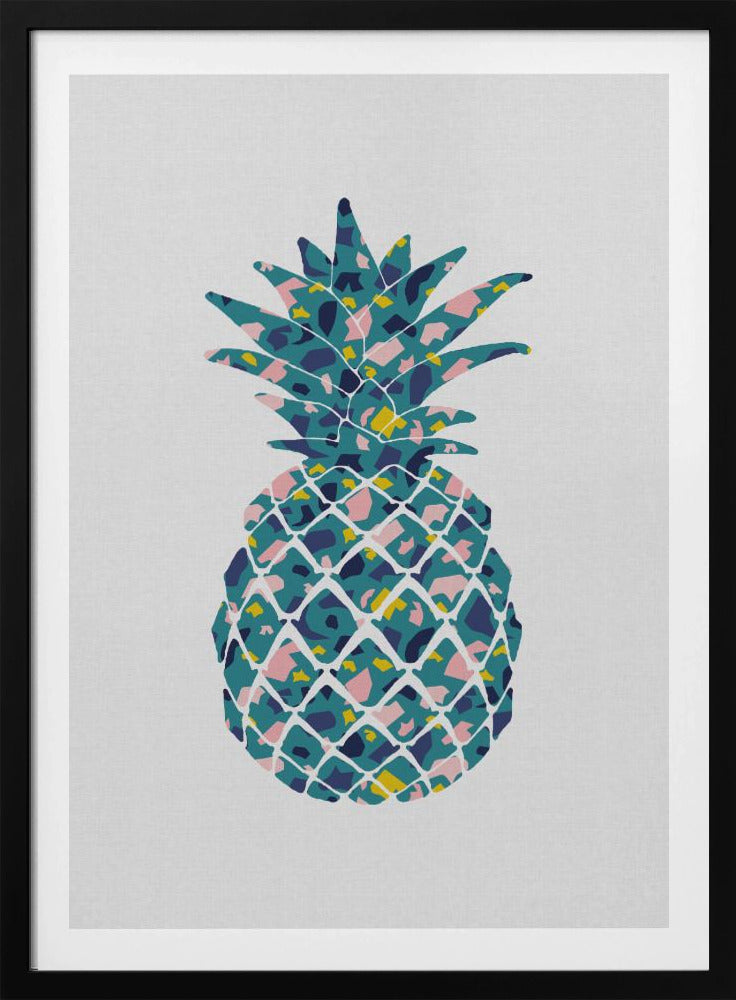 Sinivihreä ananas | Julisteet - Taidevedokset