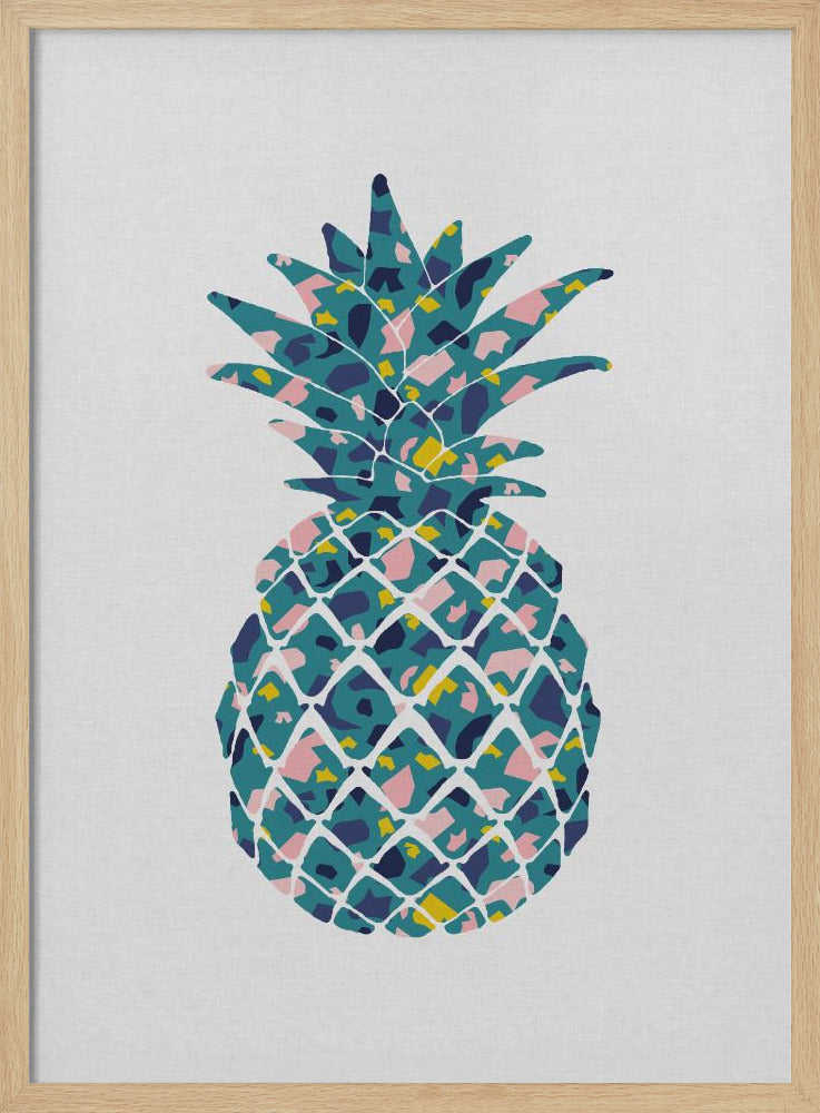 Sinivihreä ananas | Julisteet - Taidevedokset