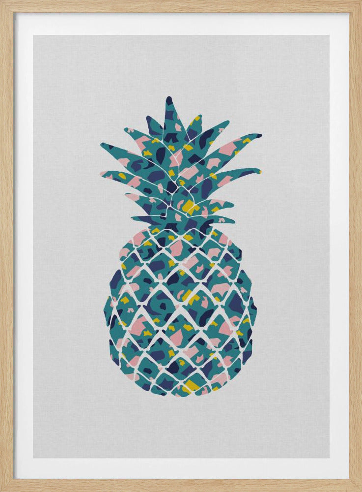 Sinivihreä ananas | Julisteet - Taidevedokset