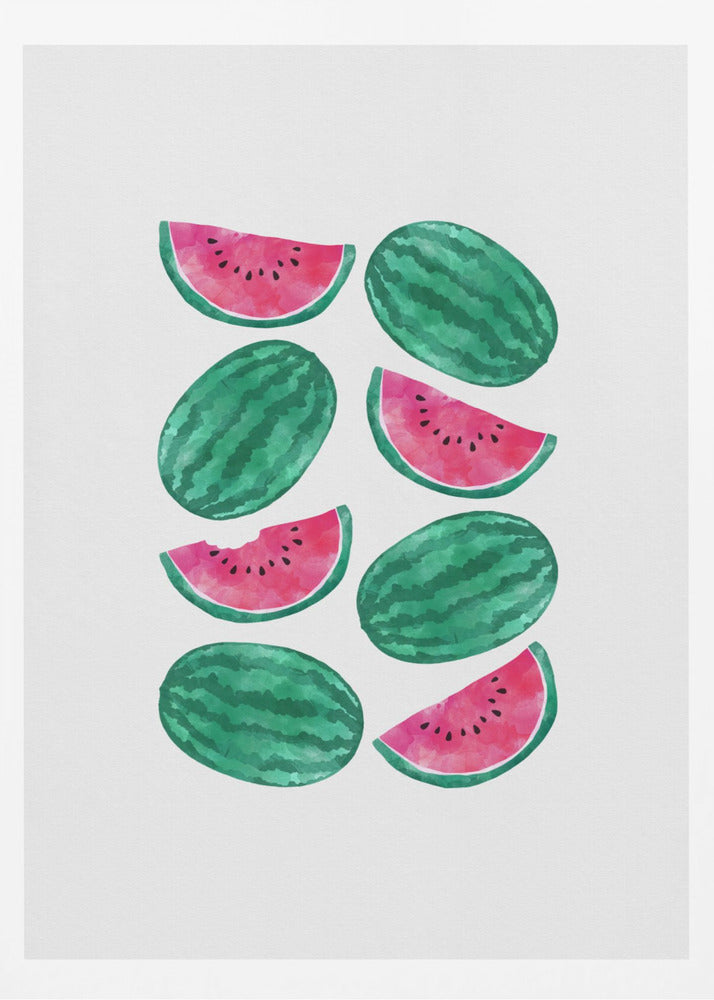 Vesimeloniväki | Julisteet - Taidevedokset