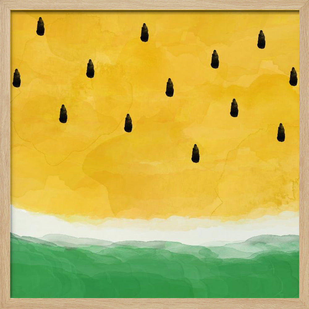 Keltainen vesimeloni | Julisteet - Taidevedokset