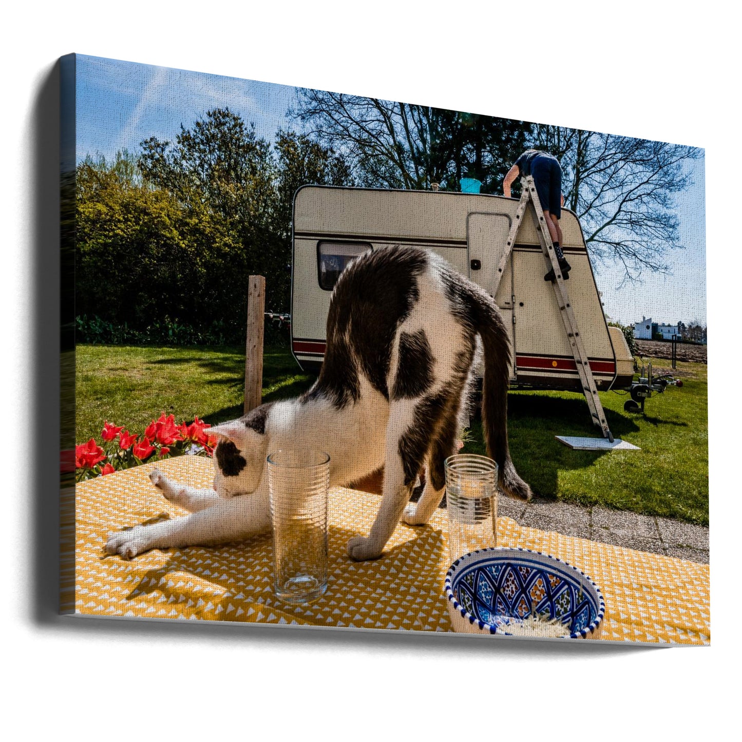 Symuluj pozy... | Wydruki na łótnie