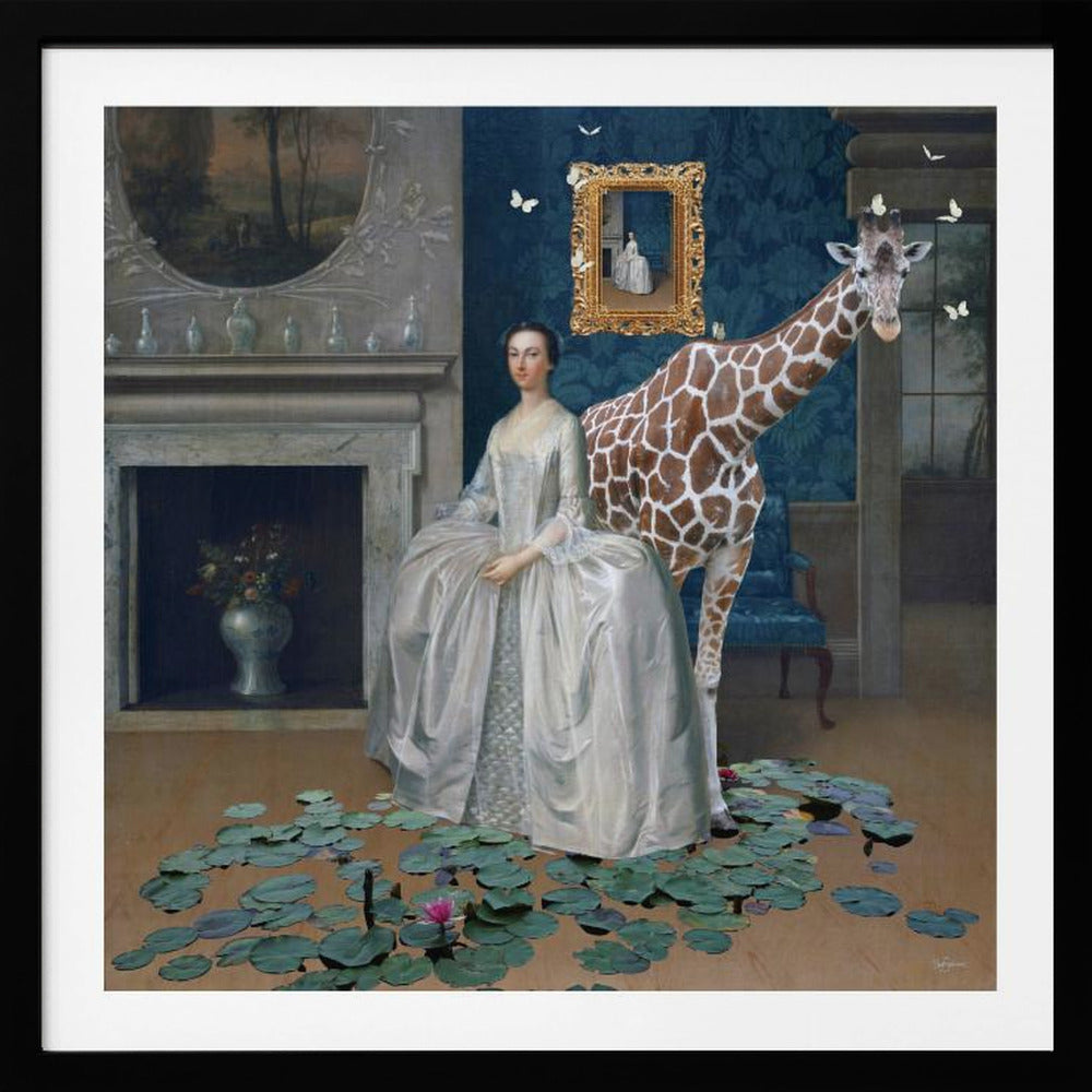 Lady Penelope brings her Giraffe to Dinner | Poster