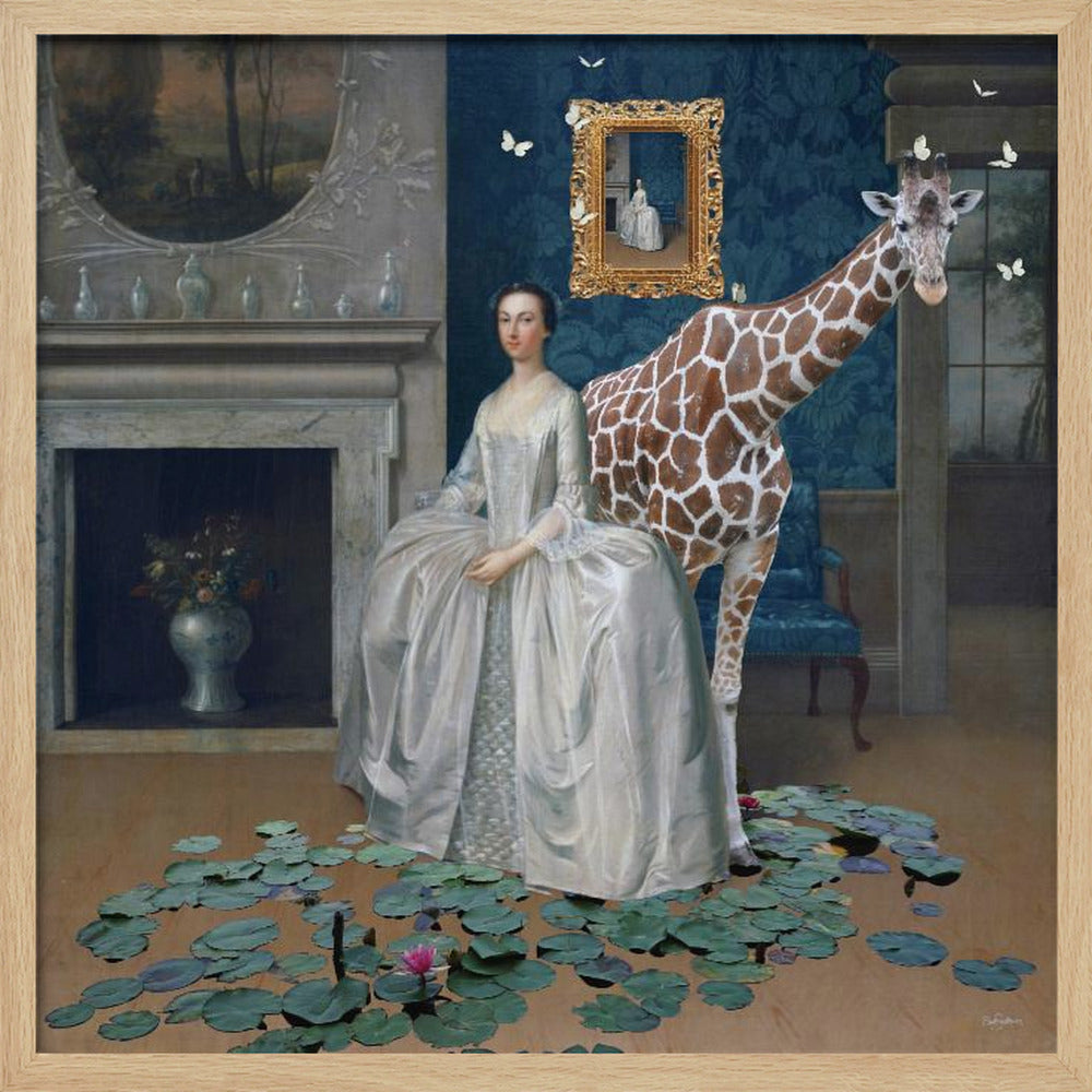 Lady Penelope brings her Giraffe to Dinner | Poster
