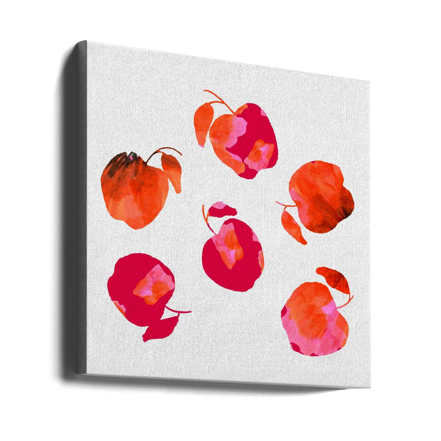 Apfel Chiffon Rosa Orange | Leinwand