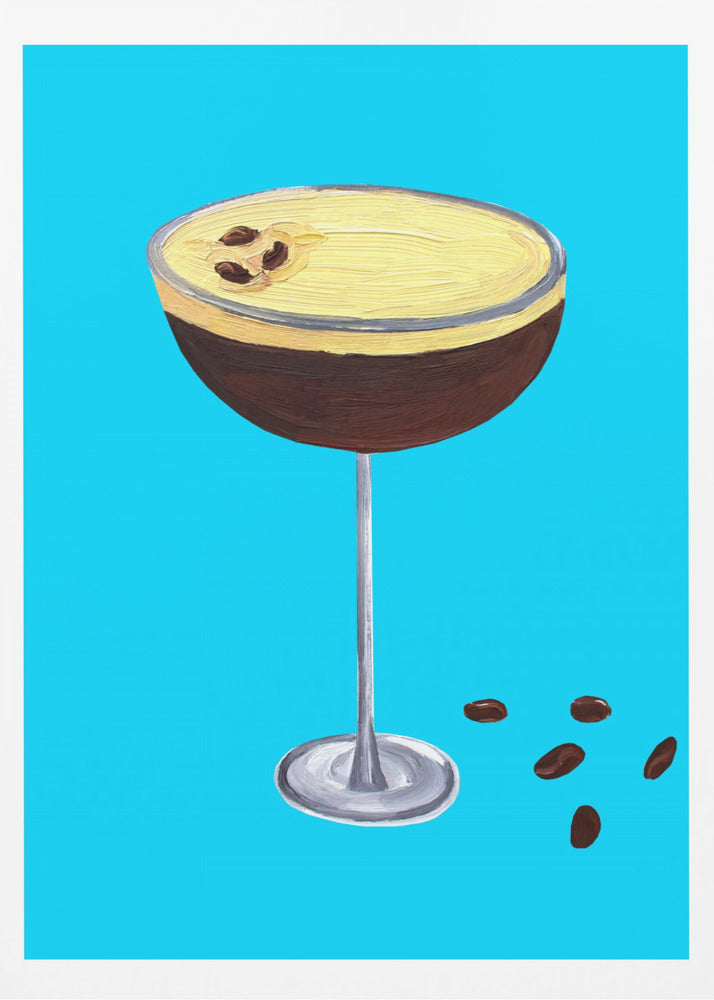 Espresso Martini Sky Blue | Poster