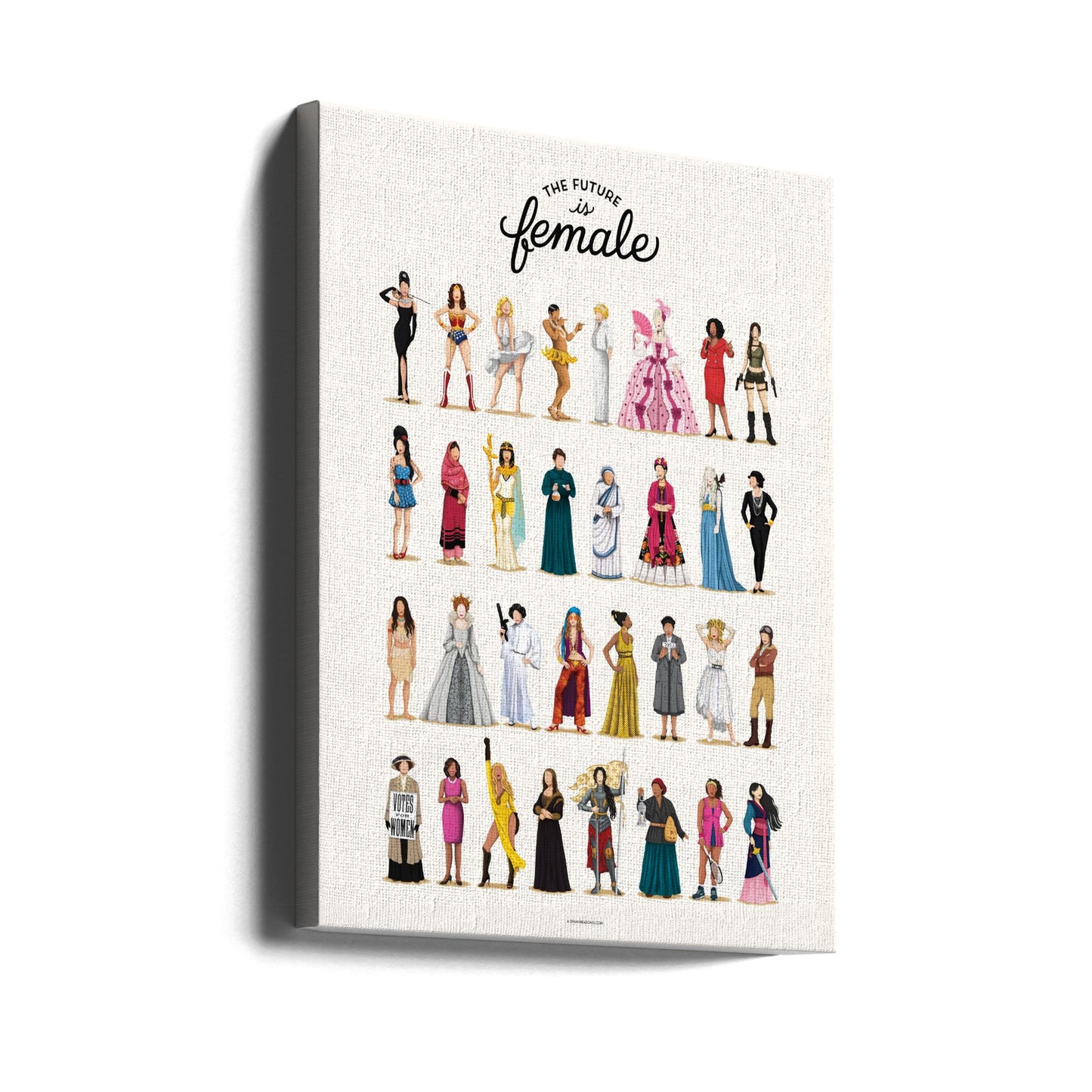 Tulevaisuus on nainen | Canvastaulut