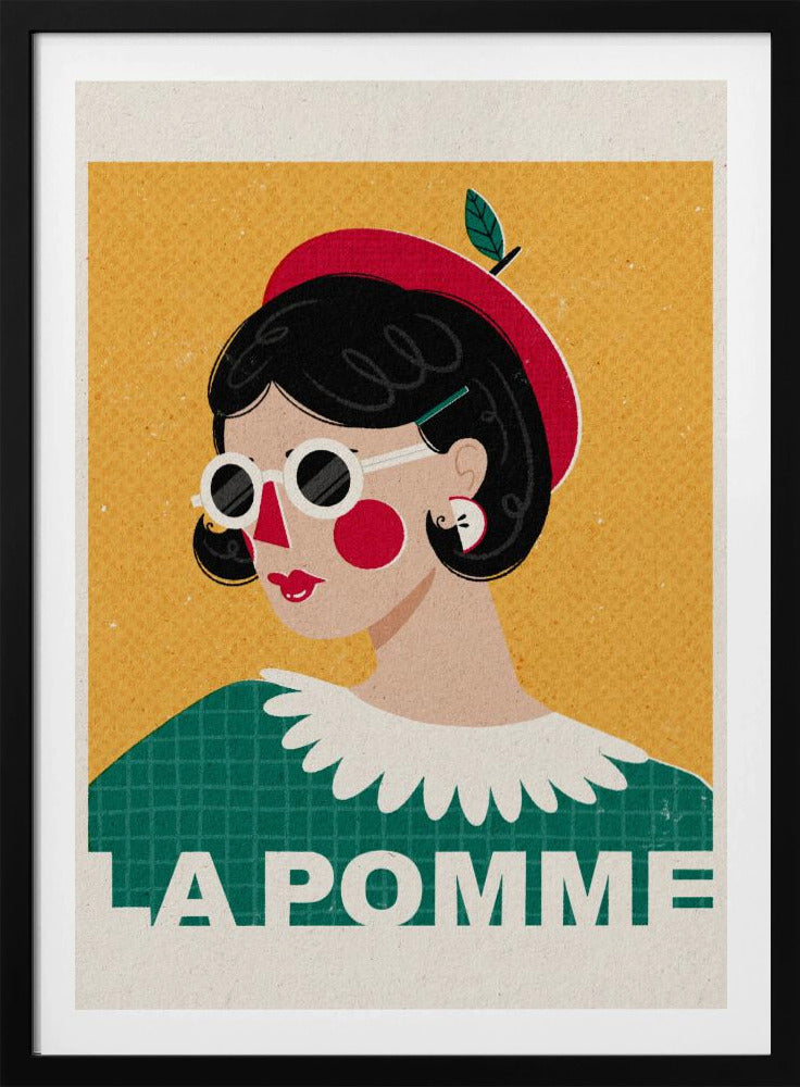 El retrato de la moda francesa de Apple | Posters  - Impresiones de Arte