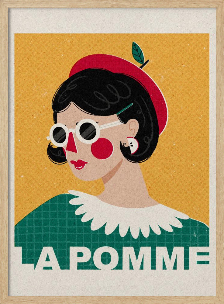 El retrato de la moda francesa de Apple | Posters  - Impresiones de Arte