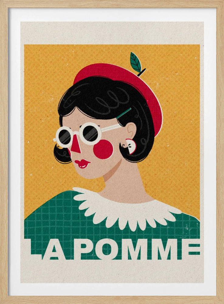 El retrato de la moda francesa de Apple | Posters  - Impresiones de Arte