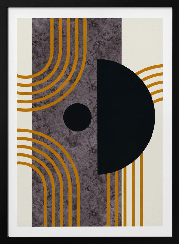 Marmorkomposition aus der Mitte des Jahrhunderts | Poster
