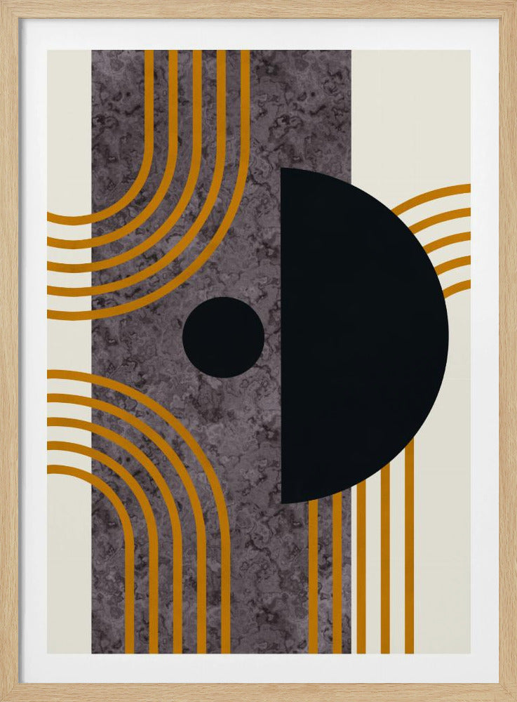 Marmorkomposition aus der Mitte des Jahrhunderts | Poster
