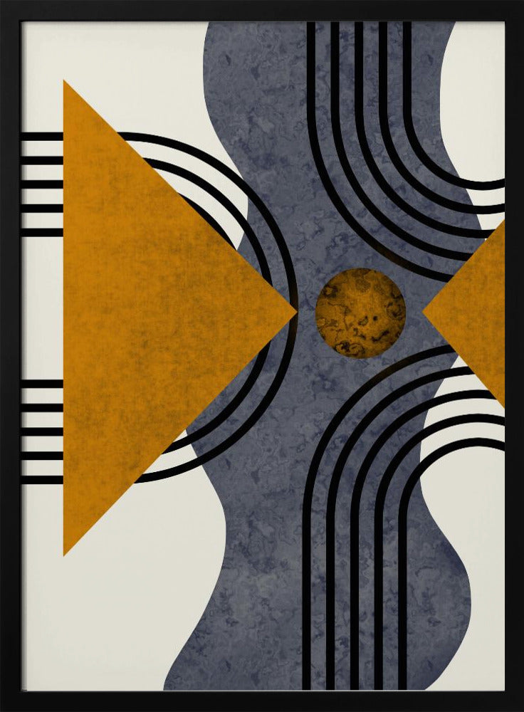 Texturerad komposition från mitten av århundradet 3 | Poster