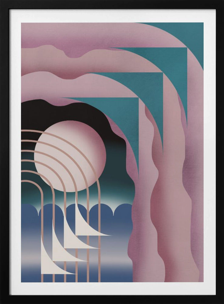 Rosa Nachthimmel | Poster