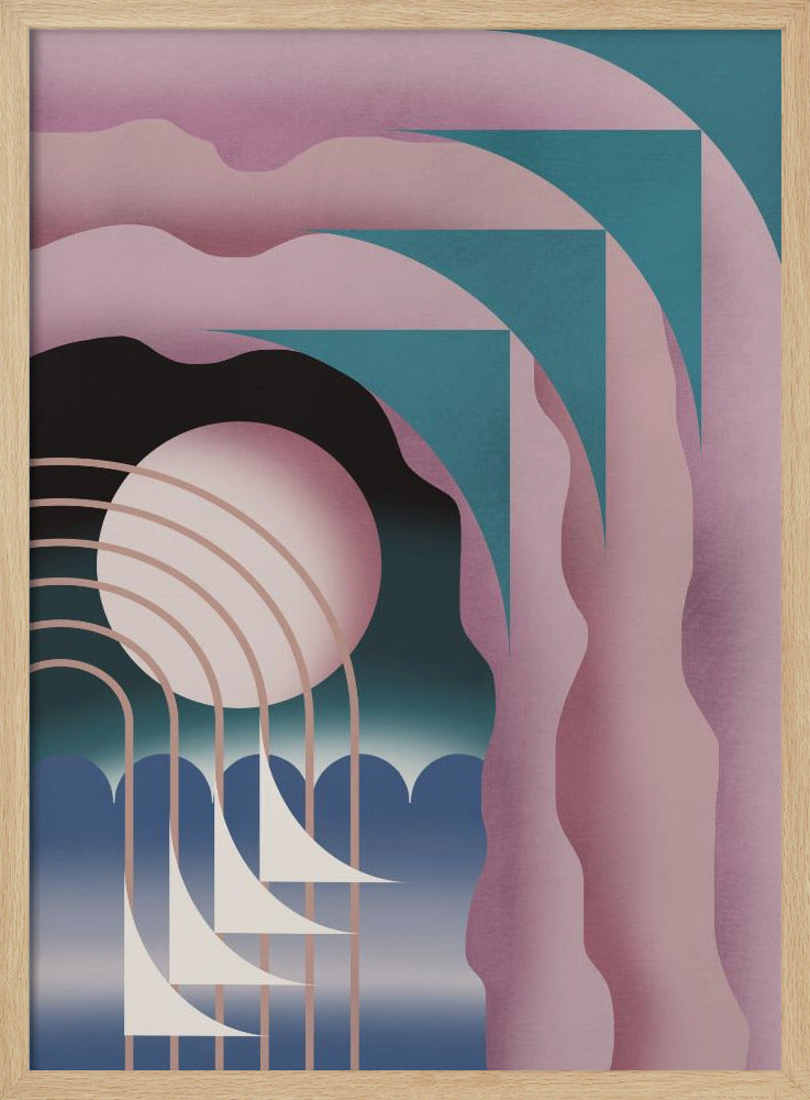 Rosa Nachthimmel | Poster