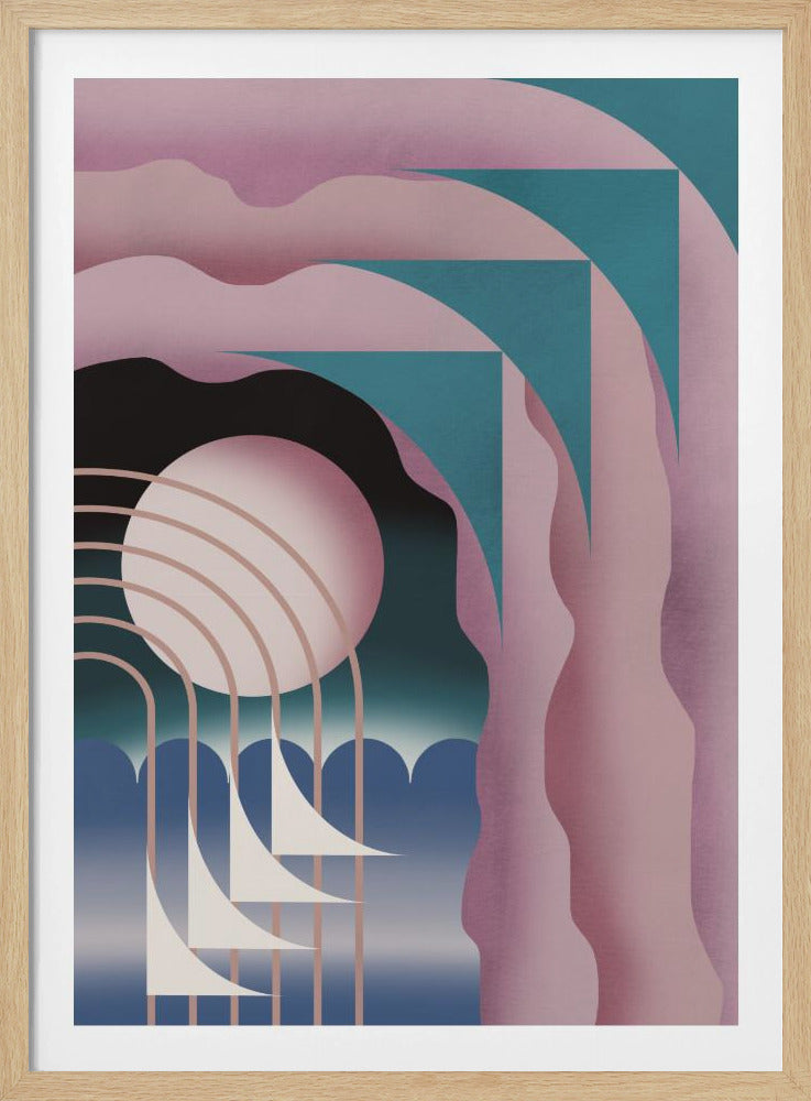 Rosa Nachthimmel | Poster