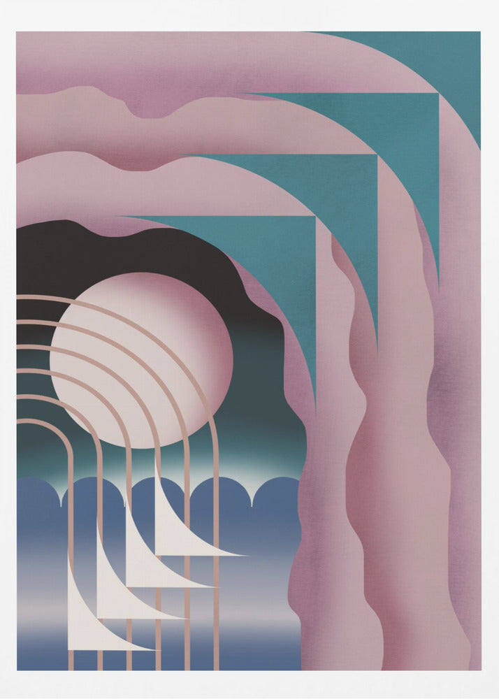 Rosa Nachthimmel | Poster