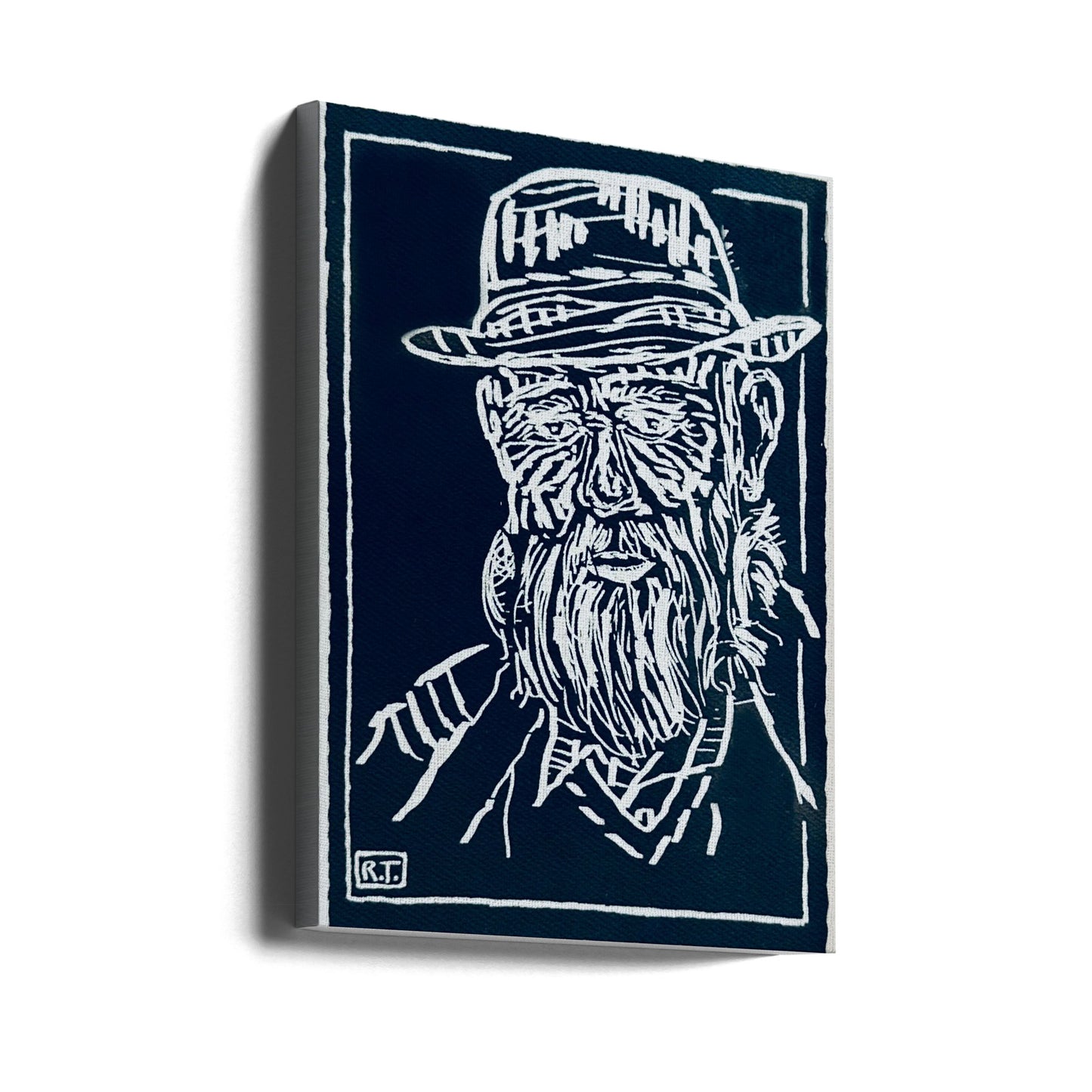 El abuelo | Impresiones en Lienzo