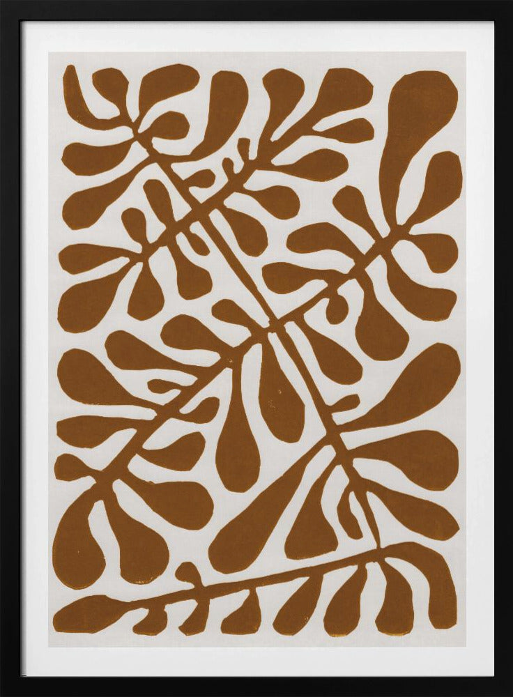 Linolschnittpflanze Nr. 2 | Poster