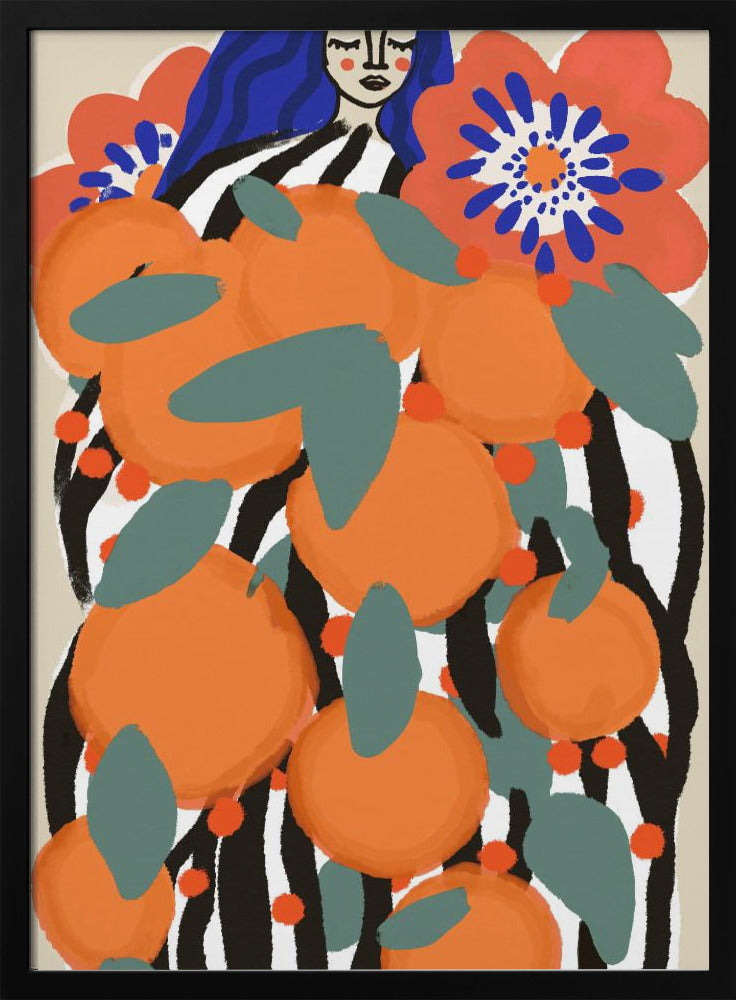 Obstprinzessin | Poster - Kunstdruck