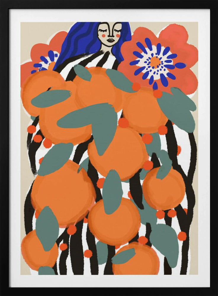 Obstprinzessin | Poster - Kunstdruck