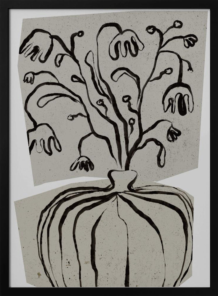 Bouquet On Concrete | Poster