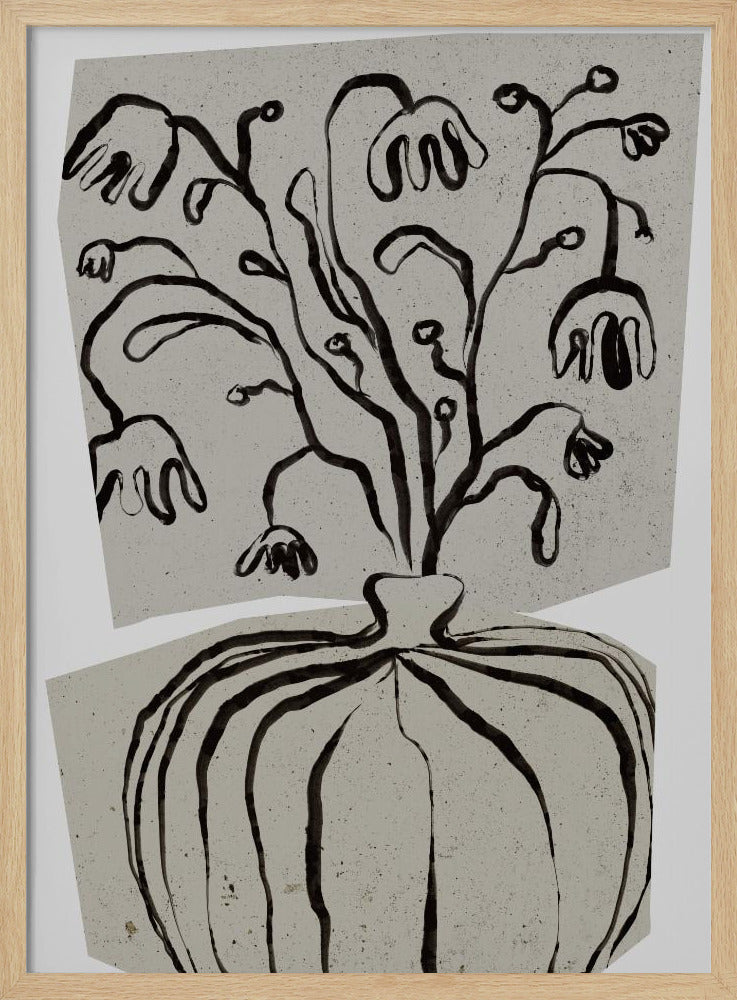 Bouquet On Concrete | Poster