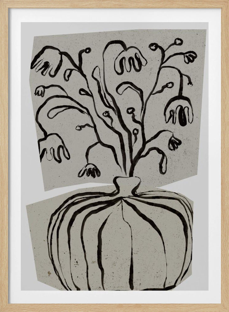 Bouquet On Concrete | Poster