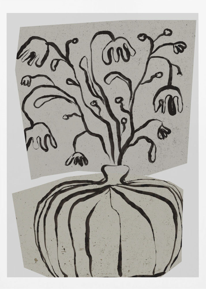 Bouquet On Concrete | Poster