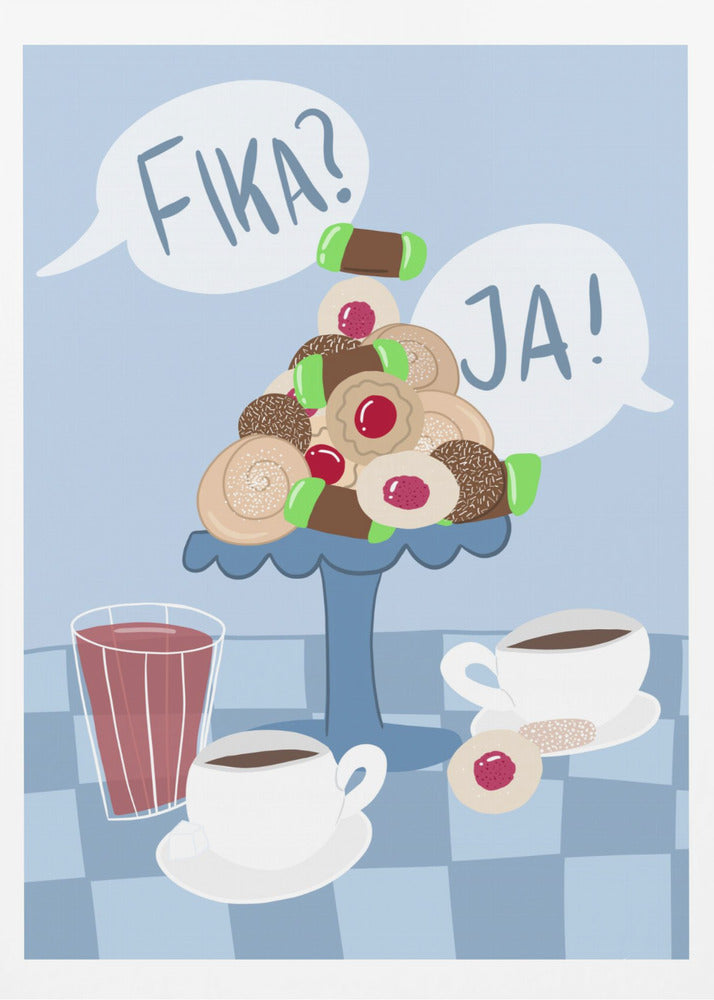 Schwedischer Fika-Genuss | Poster