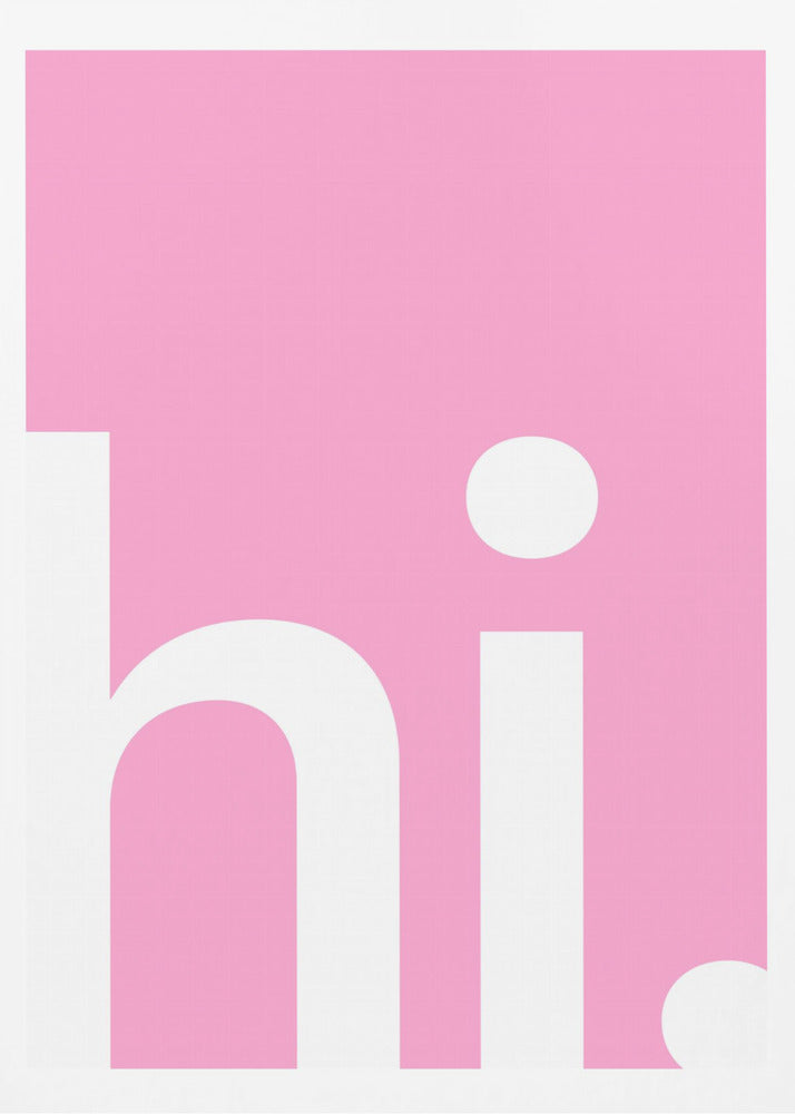 Pink Greeting | Poster