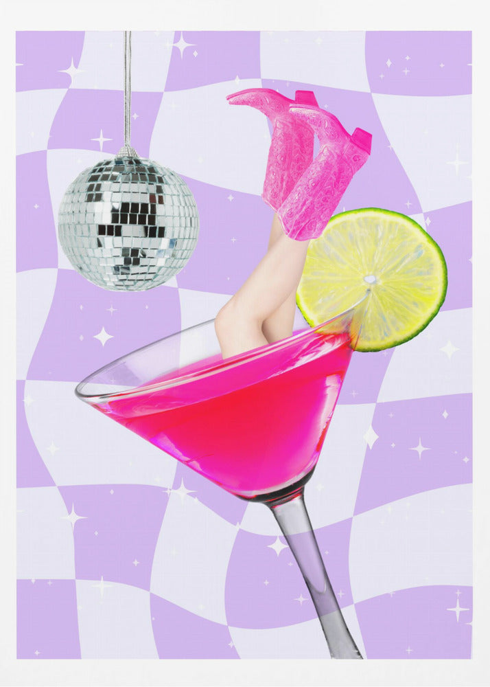 Disco Drink Delight | Poster