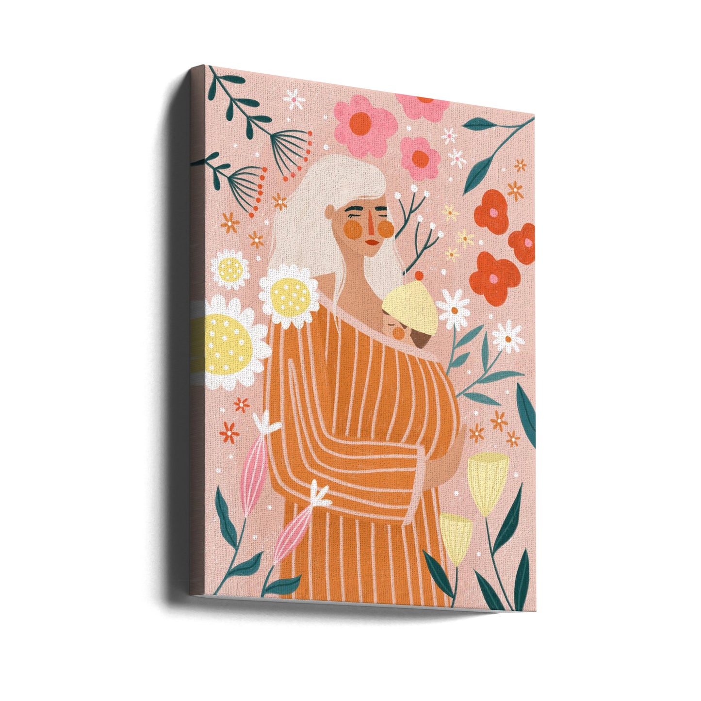 Kukkien syleily | Canvastaulut