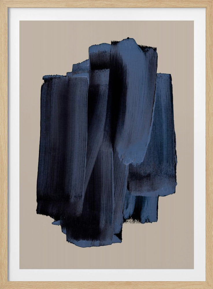 Abstract Brush Strokes 58 | Poster