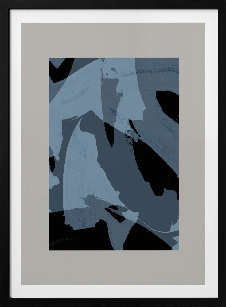 Abstract Brush Strokes 60Y | Poster