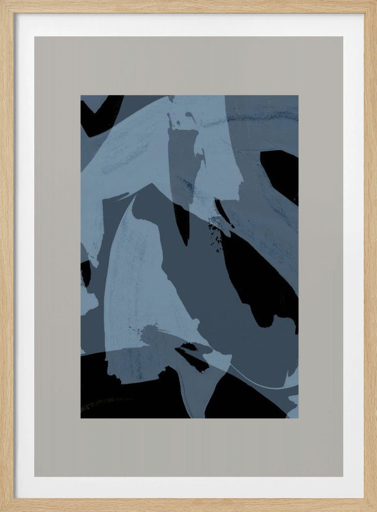 Abstract Brush Strokes 60Y | Poster