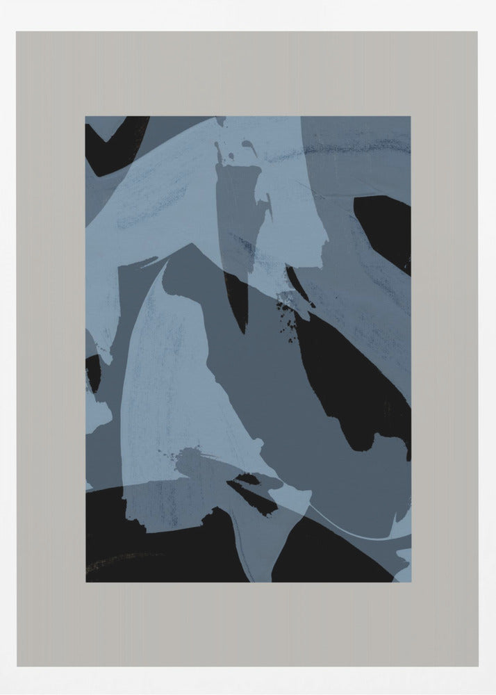 Abstract Brush Strokes 60Y | Poster