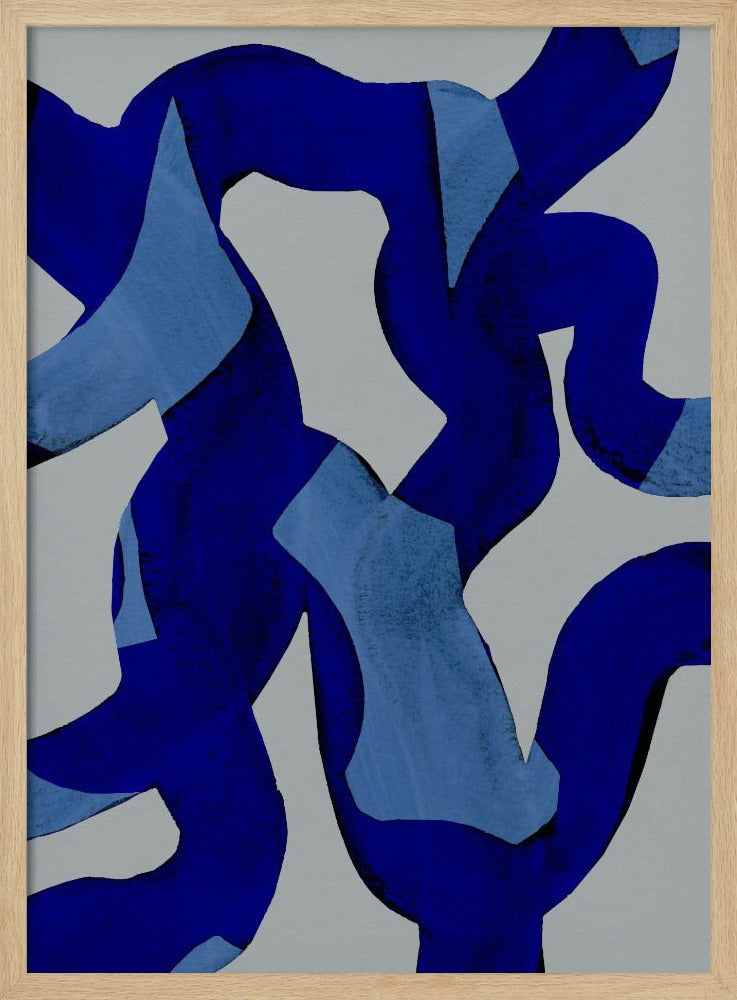 Abstrakte Pinselstriche 65X | Poster